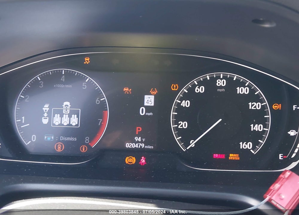 2022 HONDA ACCORD VIN: 1HGCV1F31NA074598