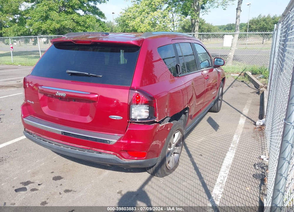 2017 JEEP COMPASS HIGH ALTITUDE 4X4 VIN: 1C4NJDEB4HD139864