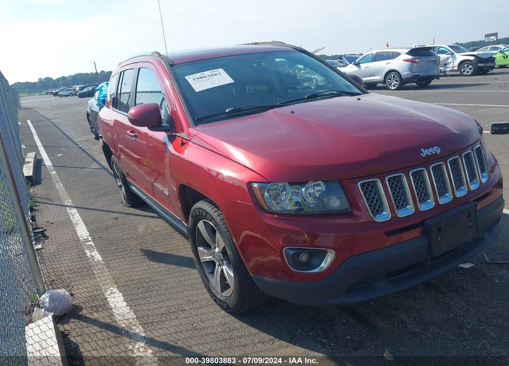 2017 JEEP COMPASS HIGH ALTITUDE 4X4 VIN: 1C4NJDEB4HD139864
