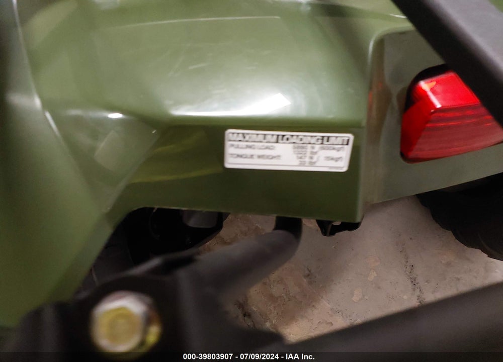 2024 YAMAHA YFM700 VIN: 5Y4AMH4E2RA102802
