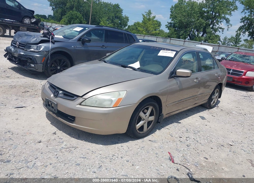 2003 HONDA ACCORD 2.4 EX VIN: 1HGCM56743A108396