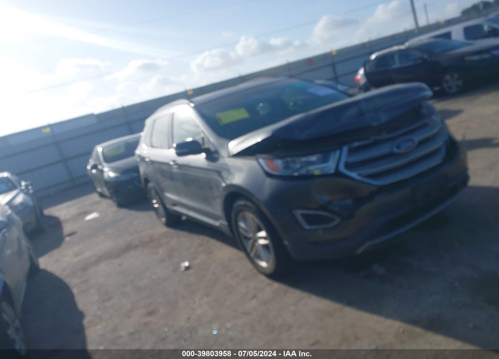 2015 FORD EDGE SEL VIN: 2FMTK3J82FBC41834