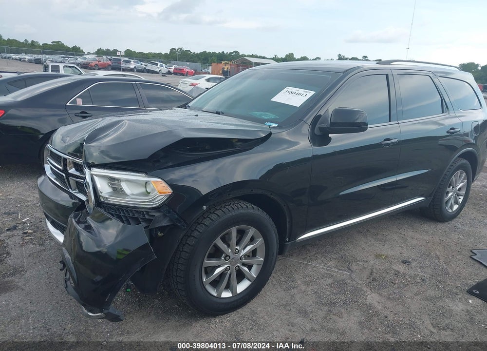2016 DODGE DURANGO SXT VIN: 1C4RDHAG6GC483864
