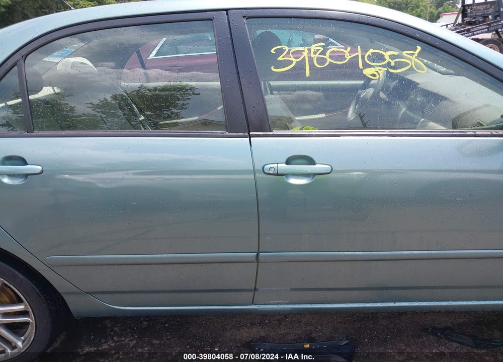 2005 TOYOTA COROLLA LE VIN: 2T1BR30E45C468547
