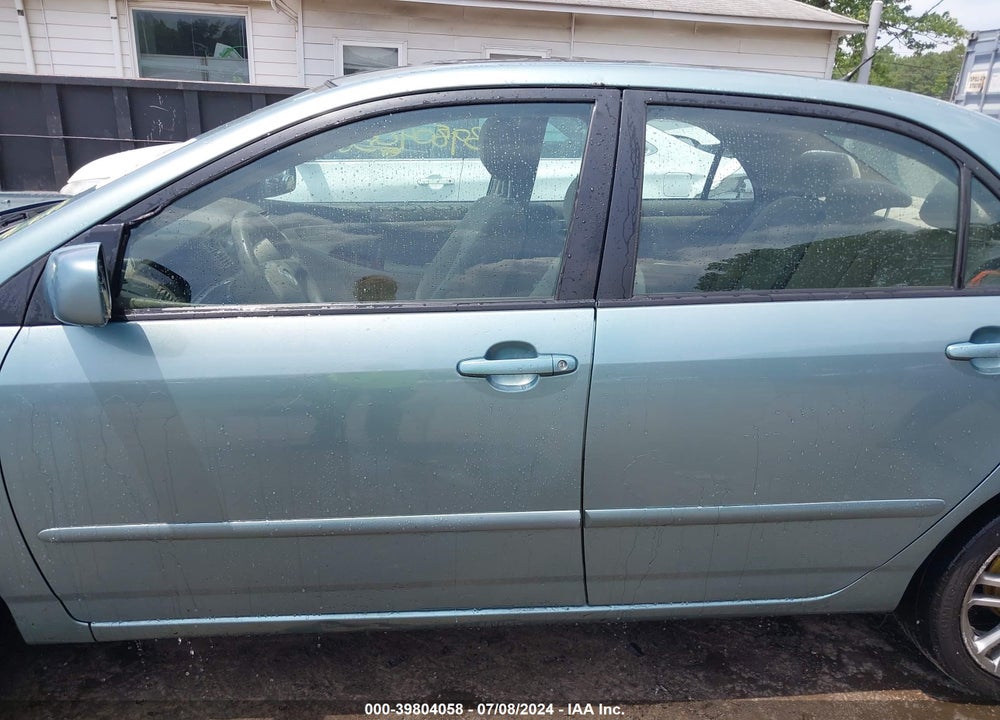 2005 TOYOTA COROLLA LE VIN: 2T1BR30E45C468547