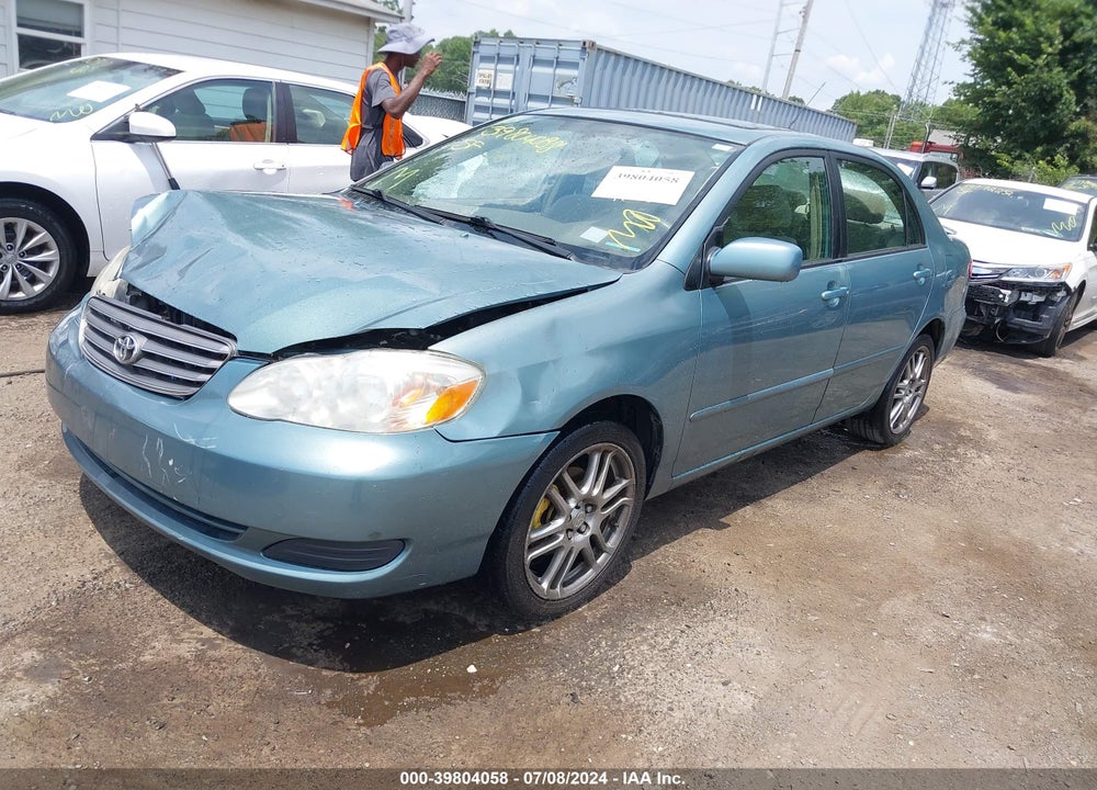 2005 TOYOTA COROLLA LE VIN: 2T1BR30E45C468547