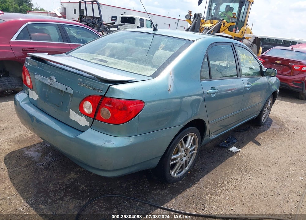 2005 TOYOTA COROLLA LE VIN: 2T1BR30E45C468547