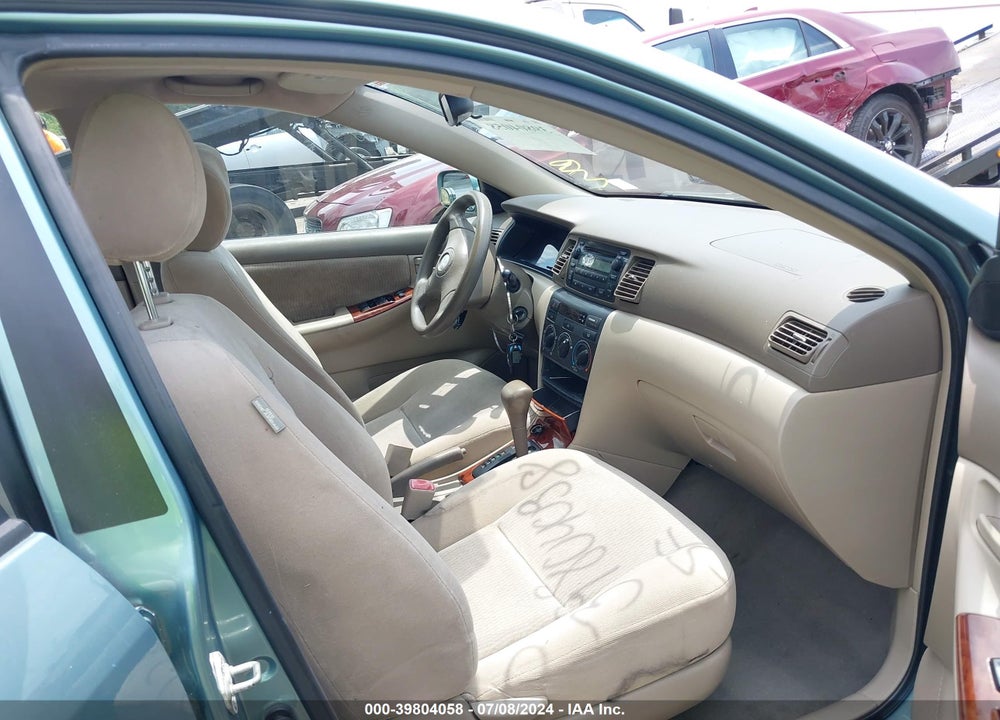 2005 TOYOTA COROLLA LE VIN: 2T1BR30E45C468547
