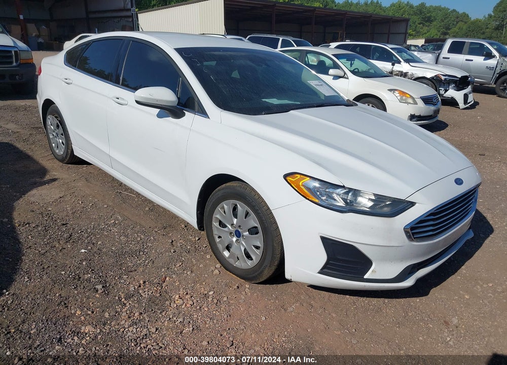 2019 FORD FUSION S VIN: 3FA6P0G76KR285613