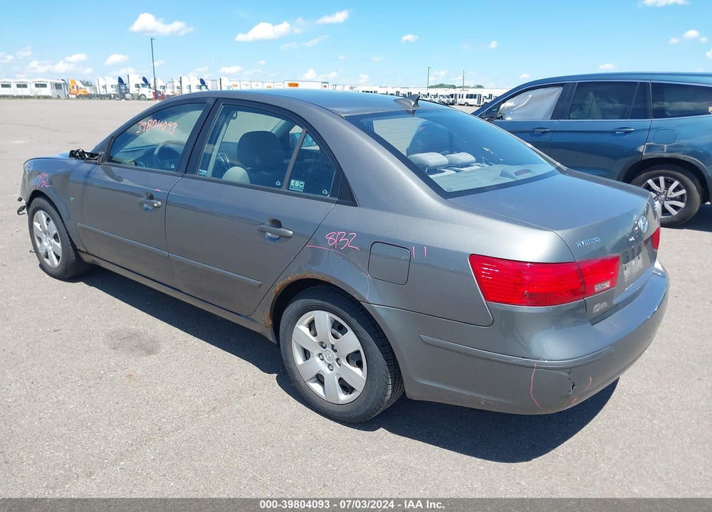 2009 HYUNDAI SONATA GLS VIN: 5NPET46C89H438349