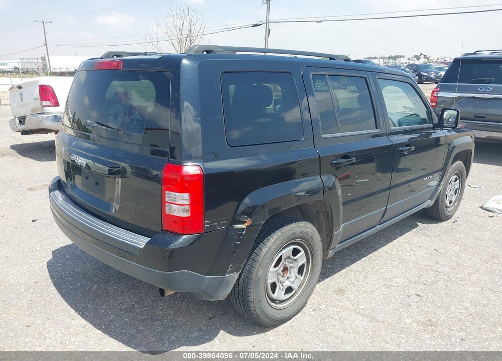 2015 JEEP PATRIOT SPORT VIN: 1C4NJPBB5FD318286
