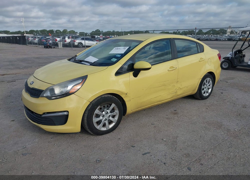2016 KIA RIO LX VIN: KNADM4A34G6575762