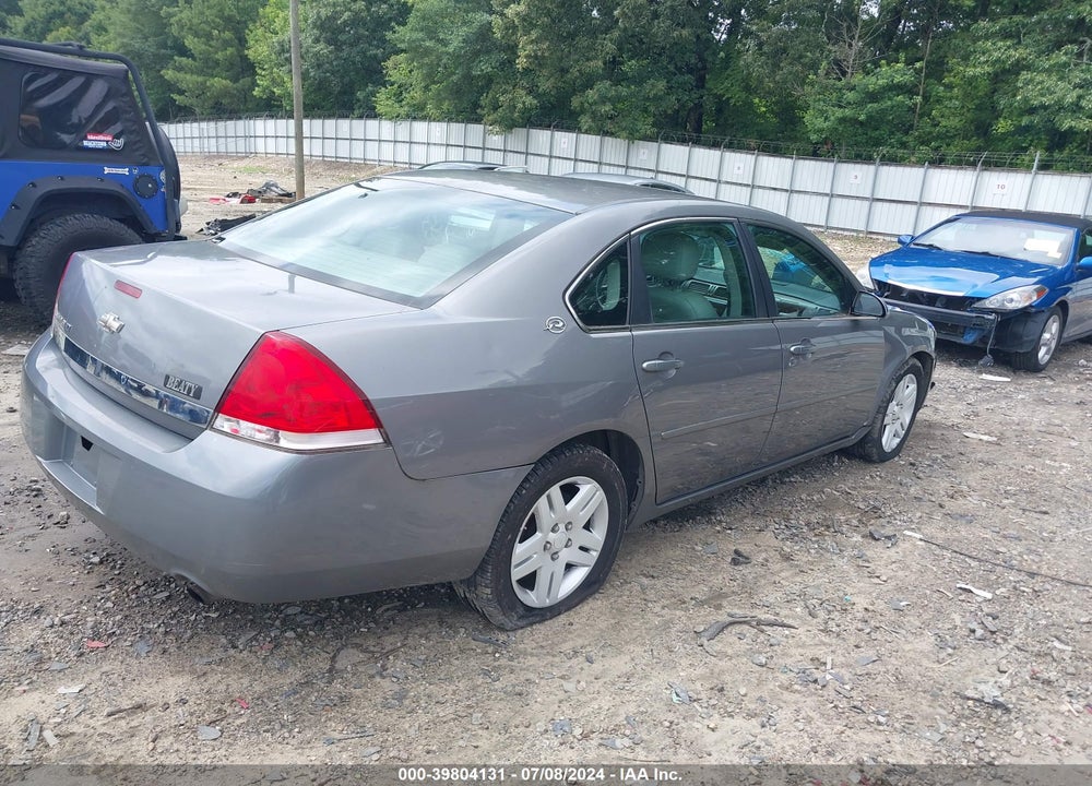 2006 CHEVROLET IMPALA VIN: 2G1WC581869284531