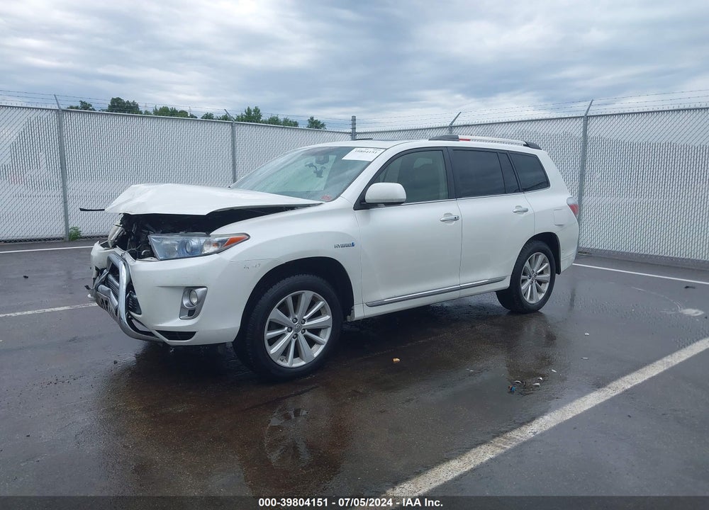 2012 TOYOTA HIGHLANDER HYBRID LIMITED V6 VIN: JTEDC3EHXC2010127