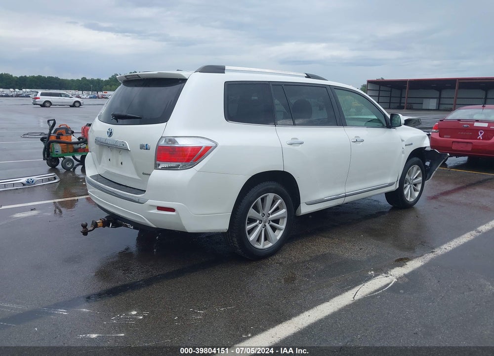 2012 TOYOTA HIGHLANDER HYBRID LIMITED V6 VIN: JTEDC3EHXC2010127