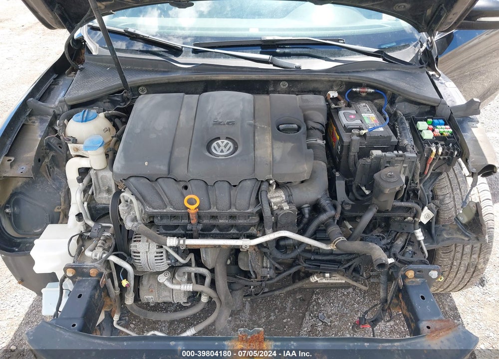 2013 VOLKSWAGEN PASSAT 2.5L SE VIN: 1VWBP7A33DC117126