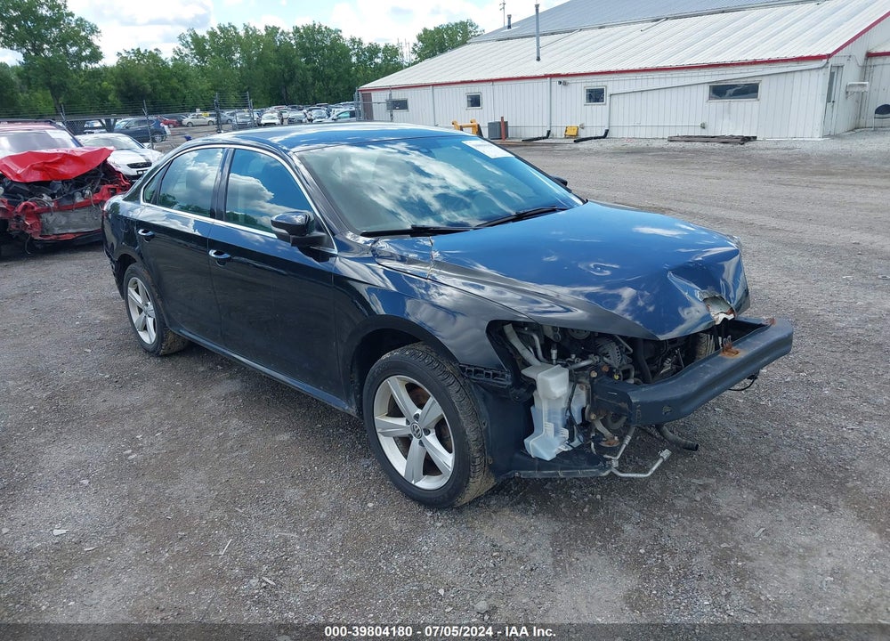 2013 VOLKSWAGEN PASSAT 2.5L SE VIN: 1VWBP7A33DC117126