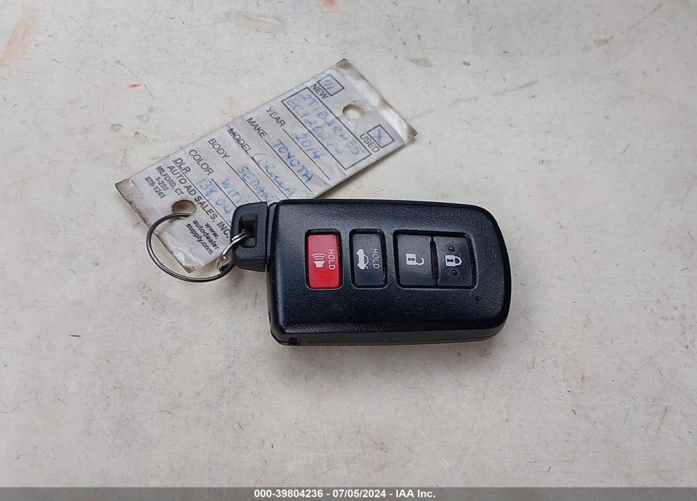 2014 TOYOTA COROLLA S PREMIUM VIN: 2T1BURHE5EC120214