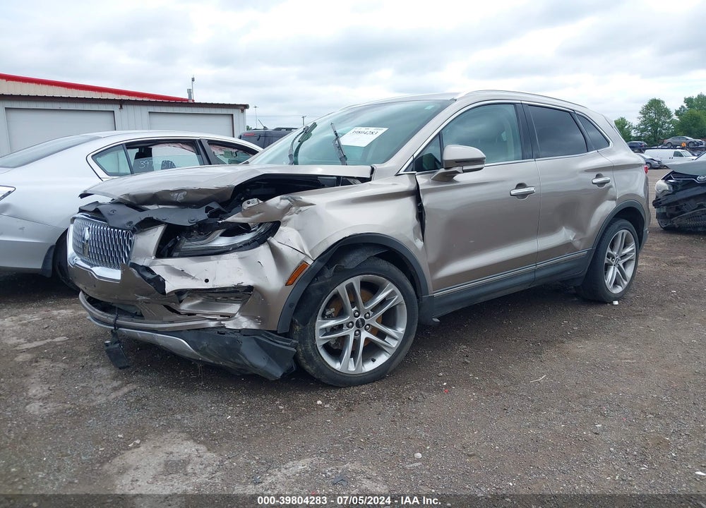2019 LINCOLN MKC RESERVE VIN: 5LMCJ3D97KUL30257