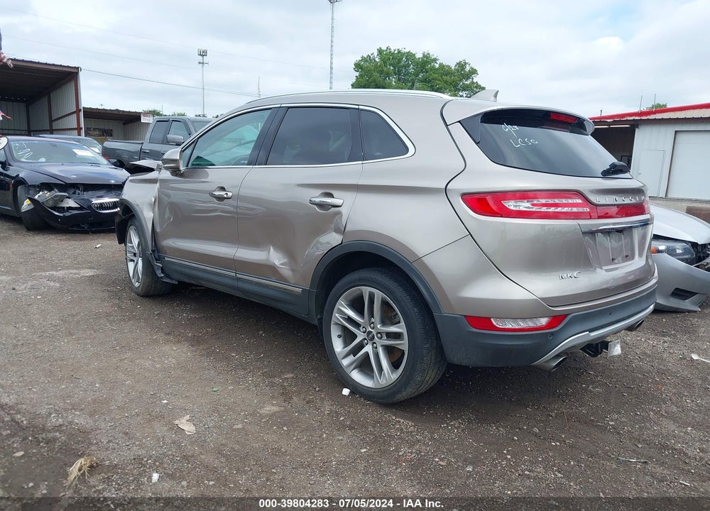 2019 LINCOLN MKC RESERVE VIN: 5LMCJ3D97KUL30257