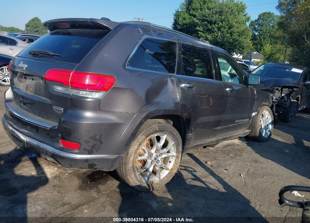 2014 JEEP GRAND CHEROKEE SUMMIT VIN: 1C4RJFJG8EC465408