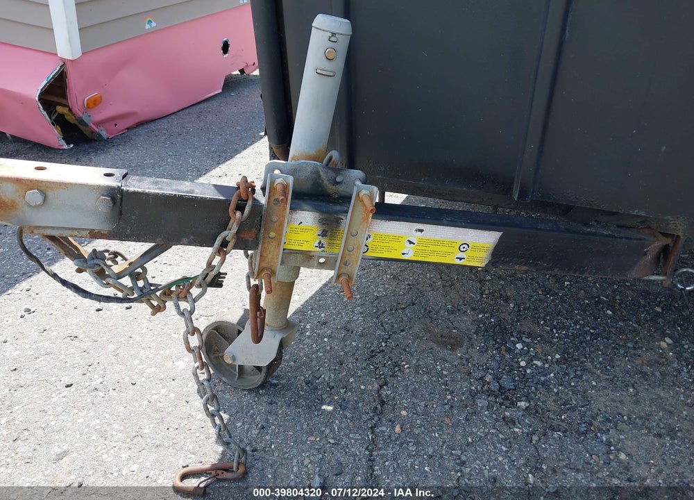 2003 TRAILER CUSTOM SINGLE AXLE VIN: 25WUW11A93G142192