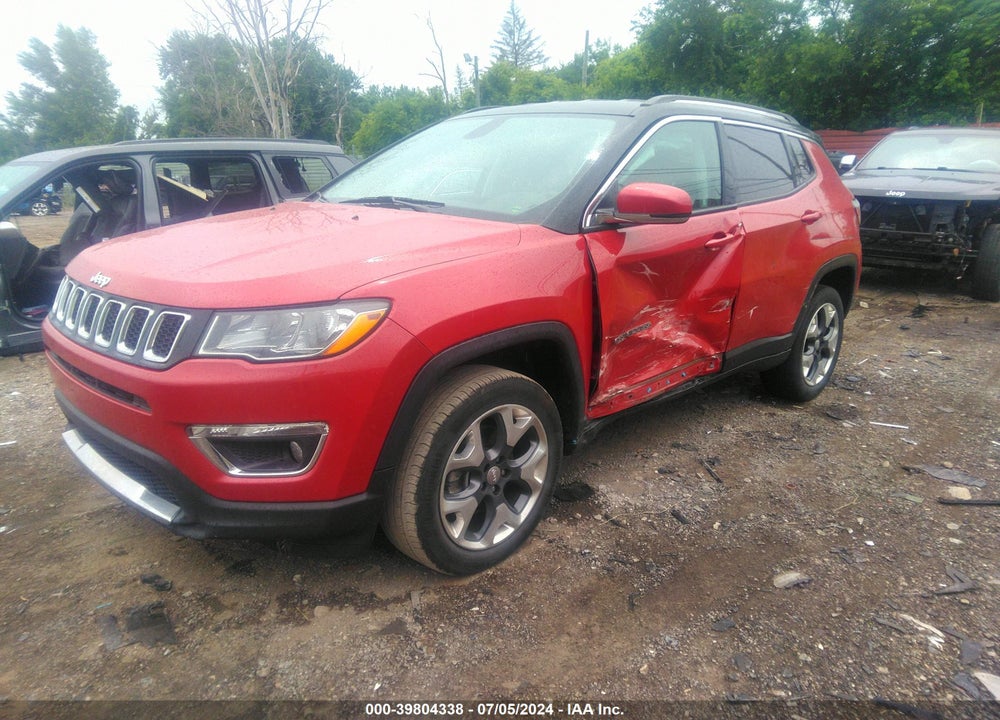 2019 JEEP COMPASS LIMITED 4X4 VIN: 3C4NJDCB9KT672412