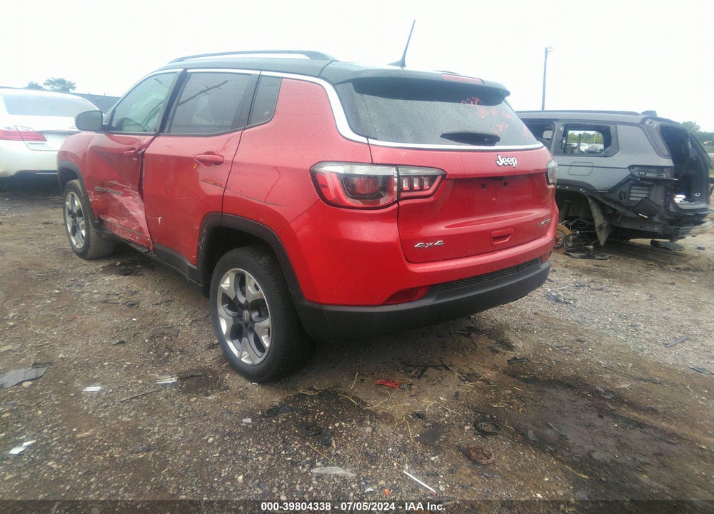2019 JEEP COMPASS LIMITED 4X4 VIN: 3C4NJDCB9KT672412