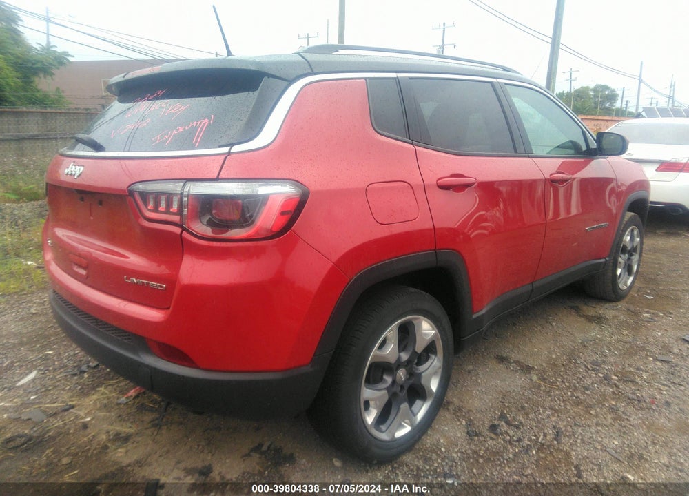 2019 JEEP COMPASS LIMITED 4X4 VIN: 3C4NJDCB9KT672412