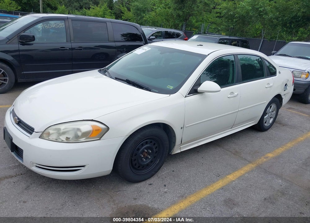 2009 CHEVROLET IMPALA LT VIN: 2G1WT57K491300320