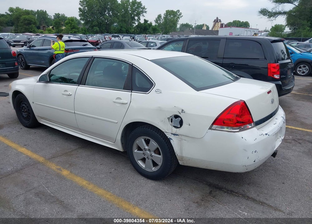2009 CHEVROLET IMPALA LT VIN: 2G1WT57K491300320
