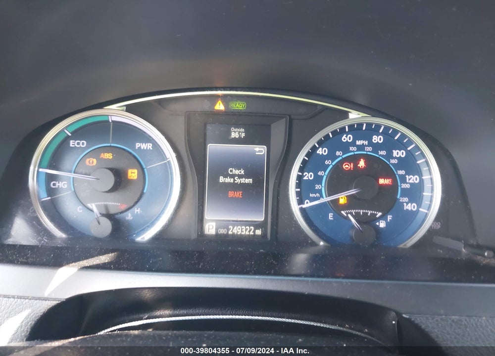 2015 TOYOTA CAMRY HYBRID VIN: 4T1BD1FK9FU151122