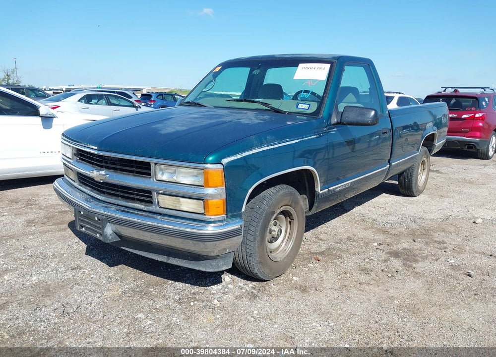 1998 CHEVROLET C1500 FLEETSIDE VIN: 1GCEC14R0WZ156054