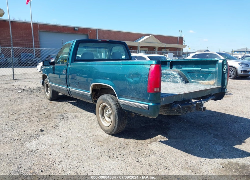 1998 CHEVROLET C1500 FLEETSIDE VIN: 1GCEC14R0WZ156054