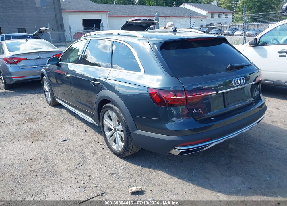 2022 AUDI A4 ALLROAD PREMIUM PLUS 45 TFSI QUATTRO S TRONIC VIN: WA18AAF48NA020797