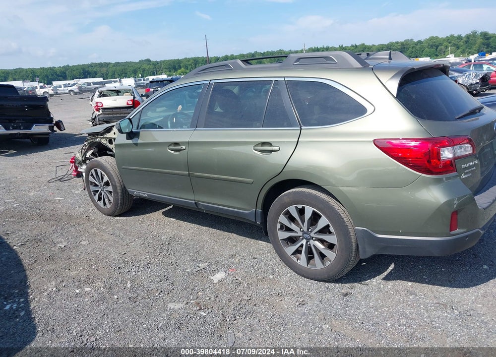 2017 SUBARU OUTBACK 2.5I LIMITED VIN: 4S4BSANC6H3208661