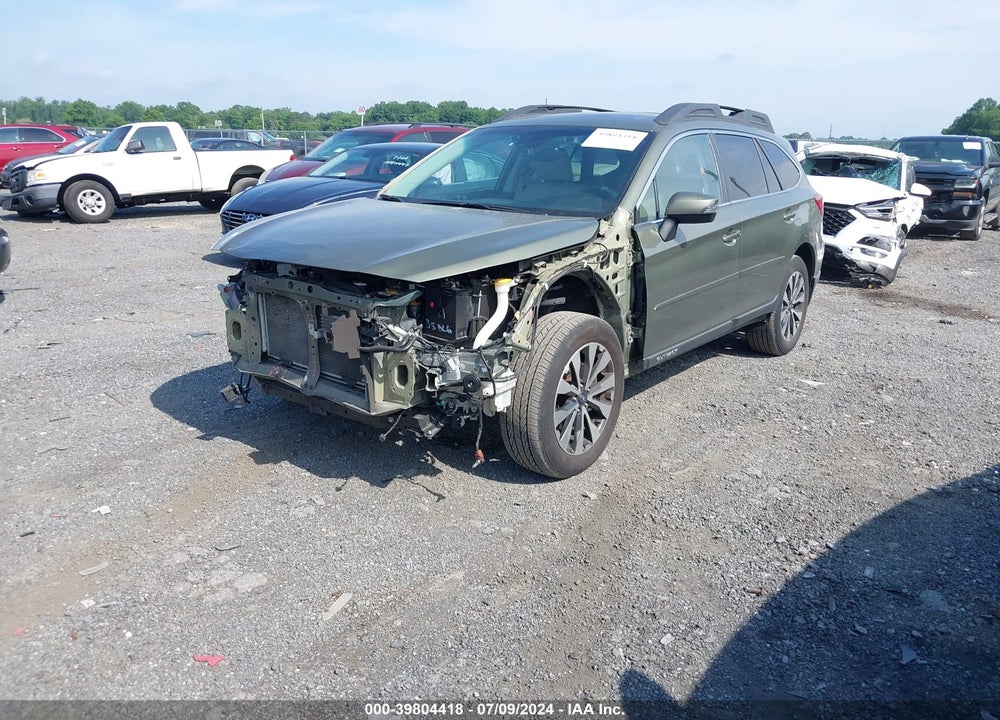 2017 SUBARU OUTBACK 2.5I LIMITED VIN: 4S4BSANC6H3208661
