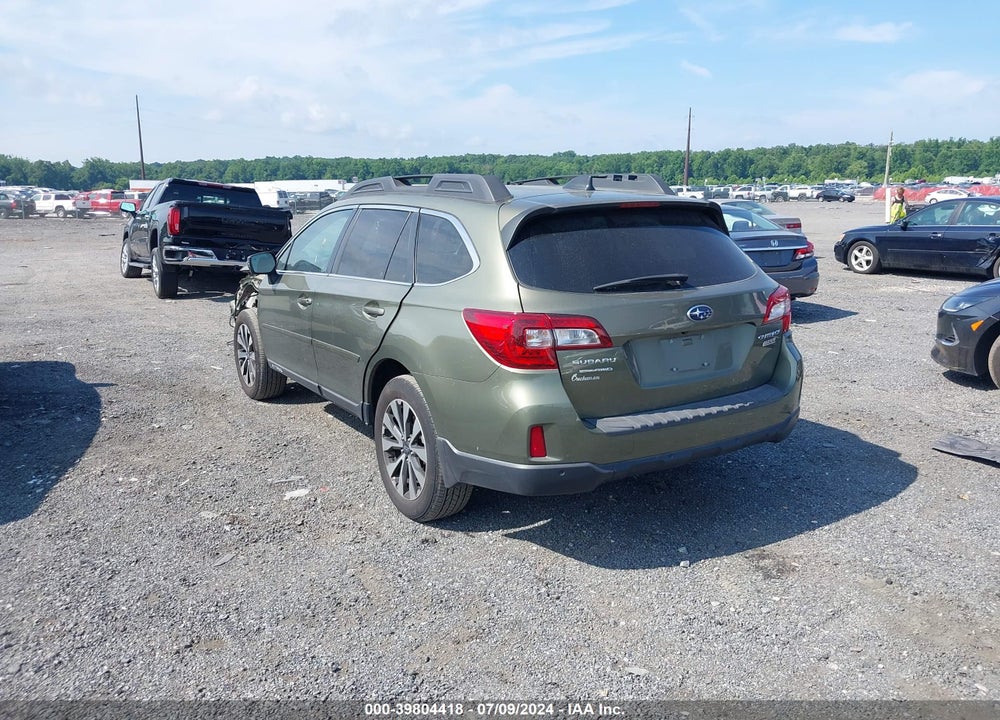 2017 SUBARU OUTBACK 2.5I LIMITED VIN: 4S4BSANC6H3208661