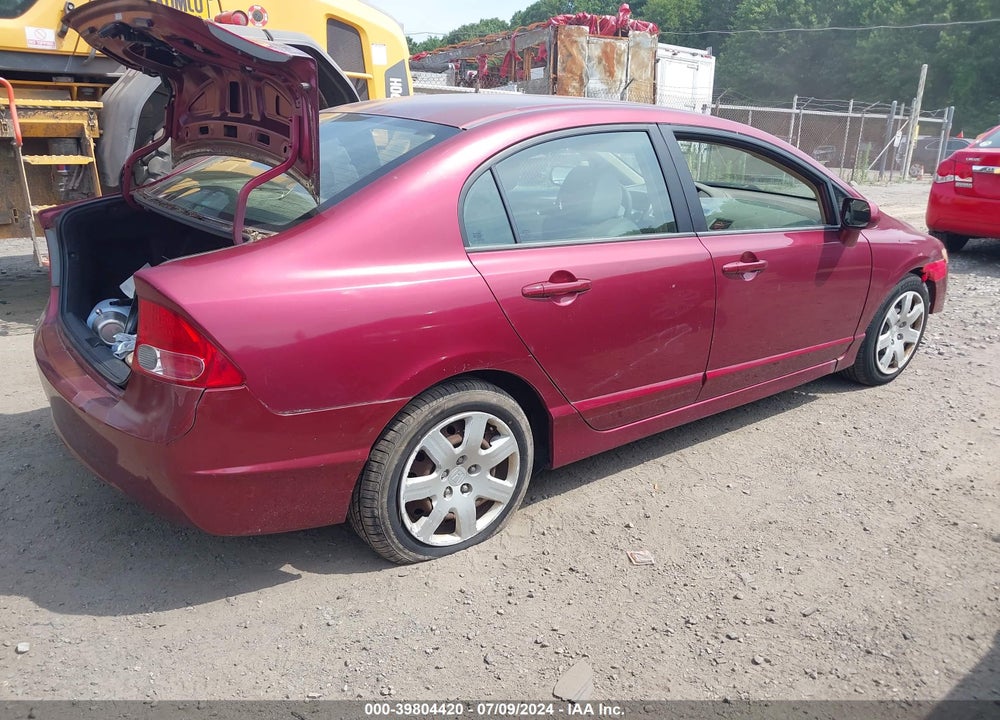 2007 HONDA CIVIC LX VIN: 1HGFA16517L043899