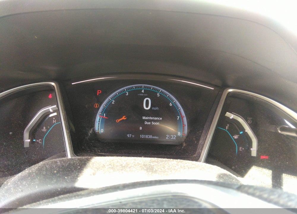 2016 HONDA CIVIC EX VIN: 19XFC2F78GE010679