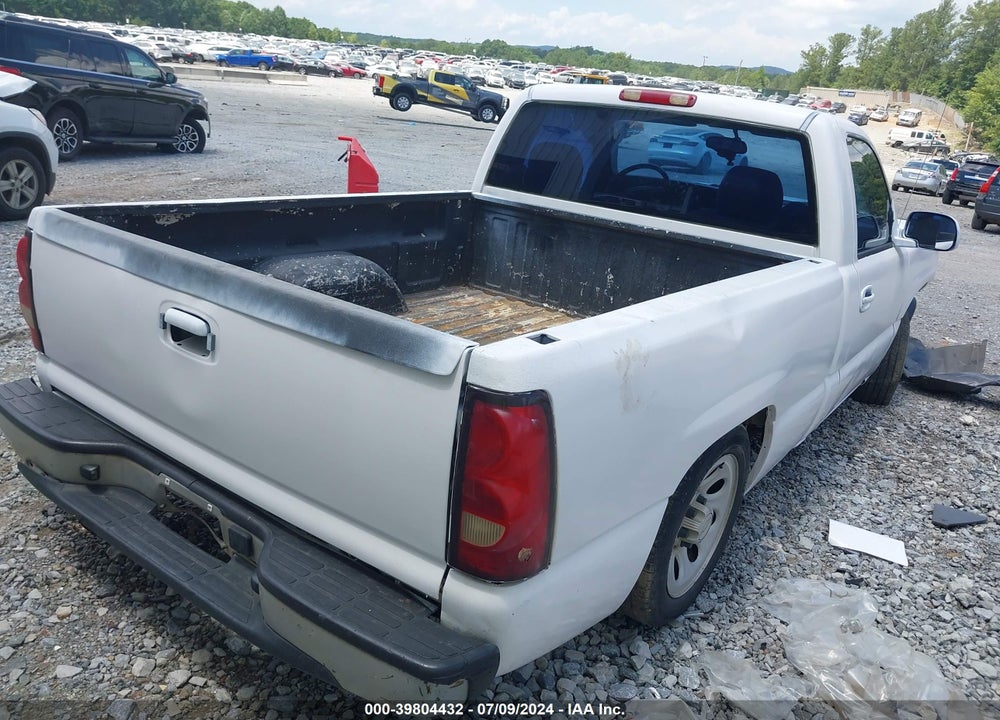 2005 CHEVROLET SILVERADO 1500 WORK TRUCK VIN: 1GCEC14X55Z240061
