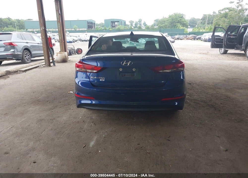 2017 HYUNDAI ELANTRA SE VIN: 5NPD74LF6HH113812