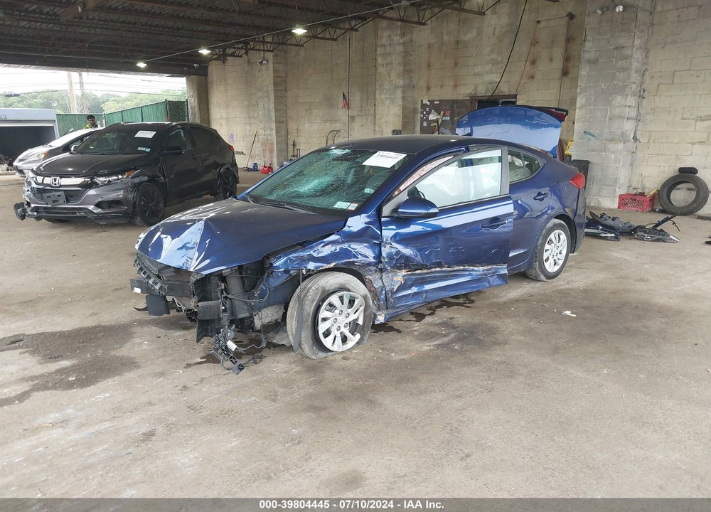 2017 HYUNDAI ELANTRA SE VIN: 5NPD74LF6HH113812