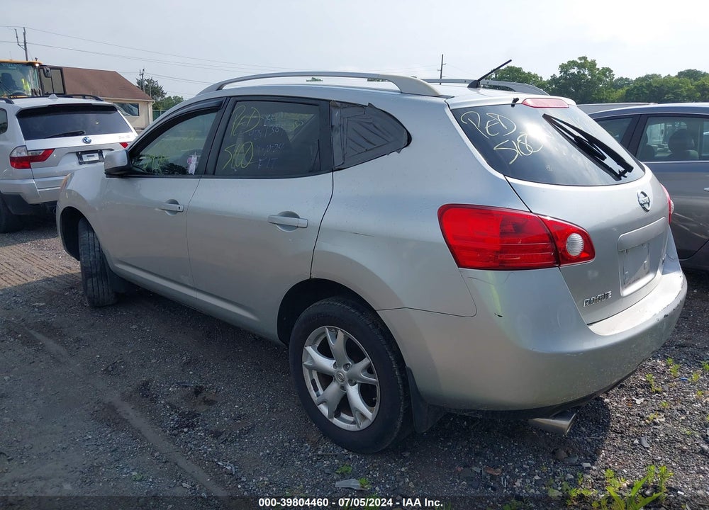 2008 NISSAN ROGUE SL VIN: JN8AS58V68W140238
