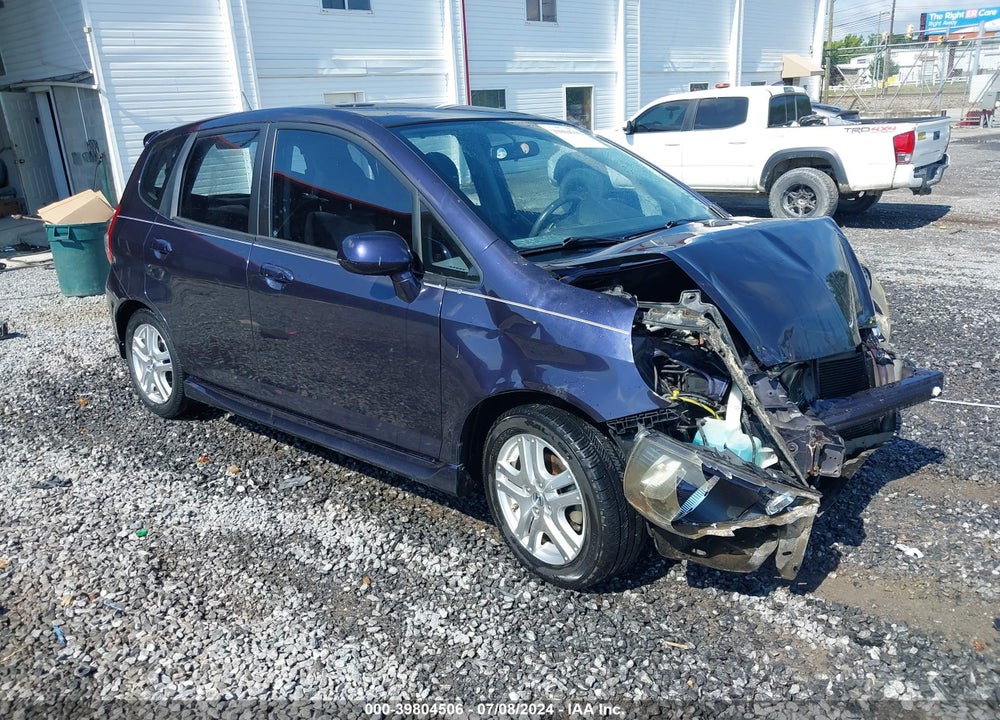 2008 HONDA FIT SPORT VIN: JHMGD38648S058477