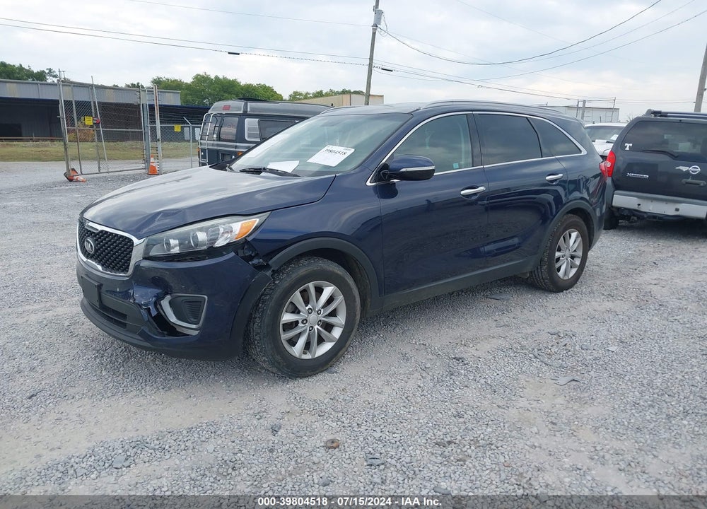 2016 KIA SORENTO 3.3L LX VIN: 5XYPG4A52GG042704