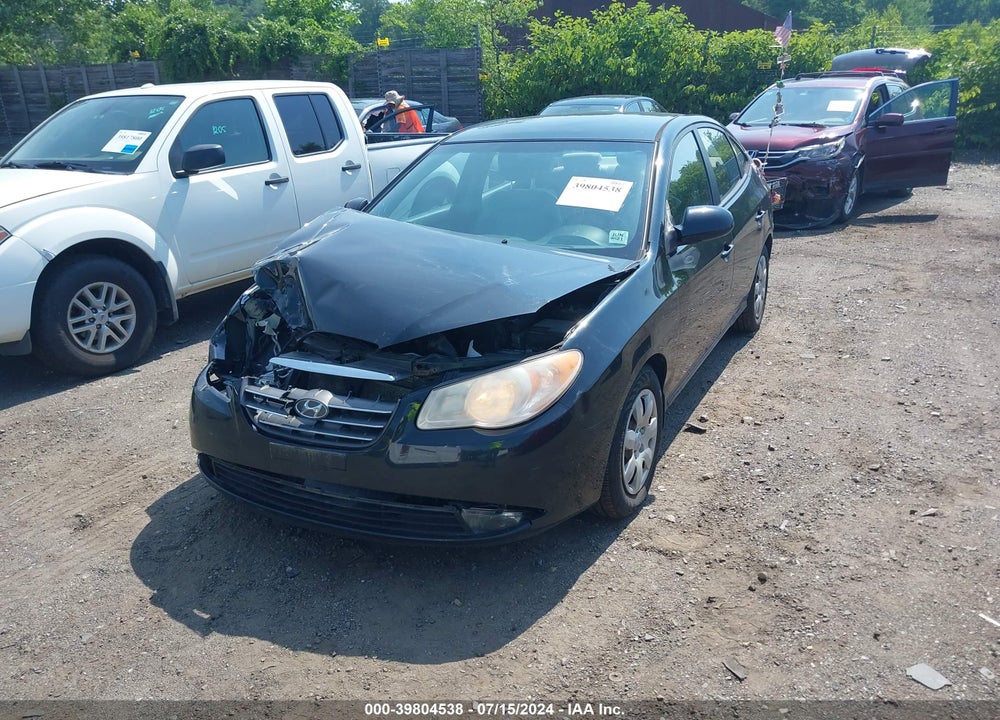 2008 HYUNDAI ELANTRA VIN: KMHDU46D48U507572