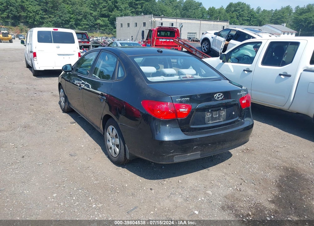 2008 HYUNDAI ELANTRA VIN: KMHDU46D48U507572