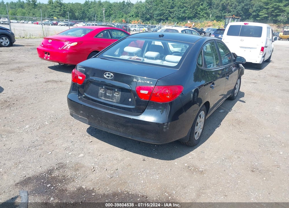 2008 HYUNDAI ELANTRA VIN: KMHDU46D48U507572