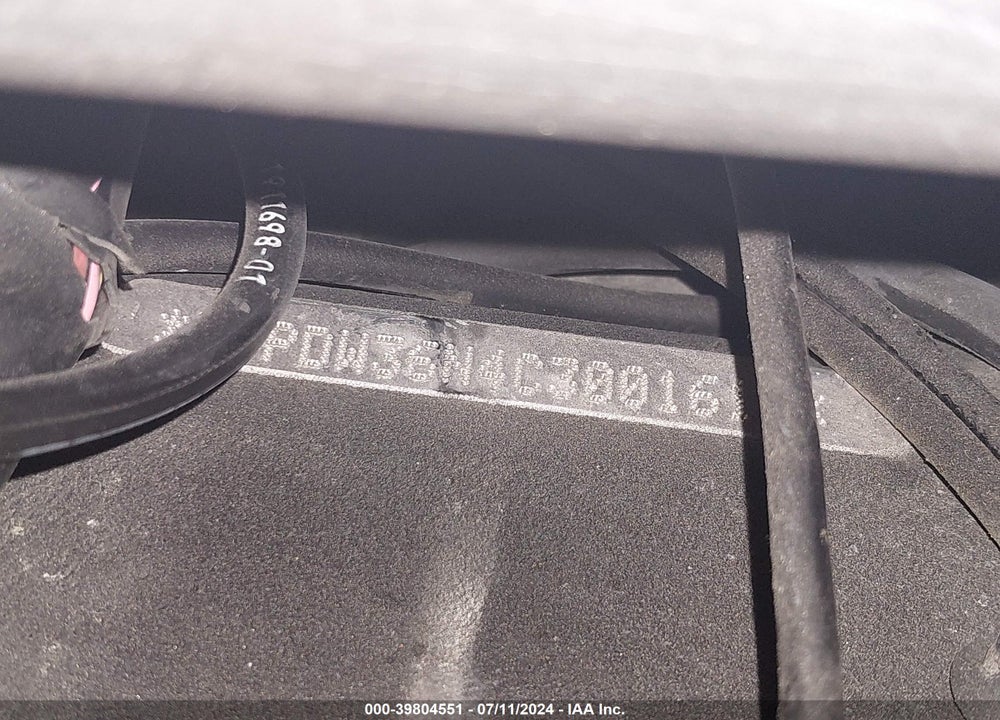 2012 VICTORY MOTORCYCLES CROSS COUNTRY VIN: 5VPDW36N4C3001614